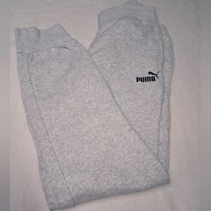Puma Mens Gray Sweatpants
